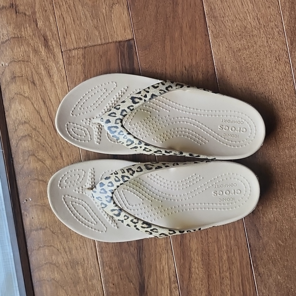 Crocs flip flops